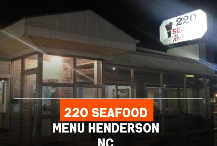 220 seafood menu Henderson NC