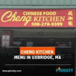 Cheng Kitchen Menu in Uxbridge, MA