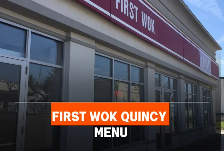 First Wok Quincy Menu