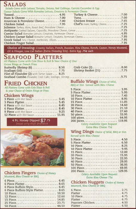 Isaak & Steve's Pizza Menu in Norristown