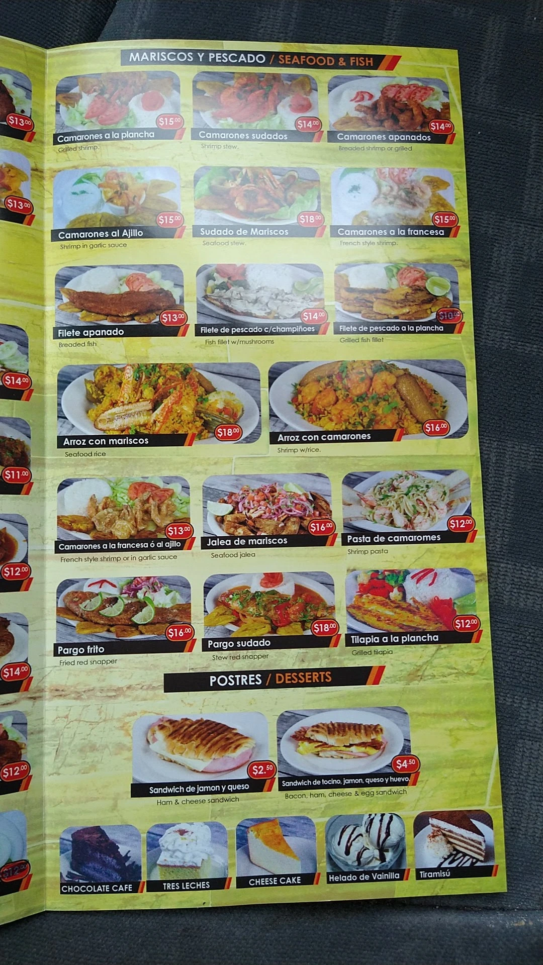J&V Grill Restaurant Cafeteria Menu in Newark