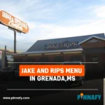 Jake and Rips Menu in Grenada