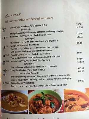 Madam Mam's Thai Cuisine Menu in Bee Cave, TX