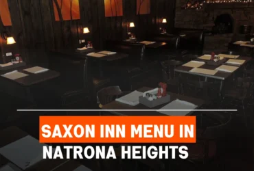 Saxon Inn menu at 1210 Saxonburg Rd, Natrona Heights
