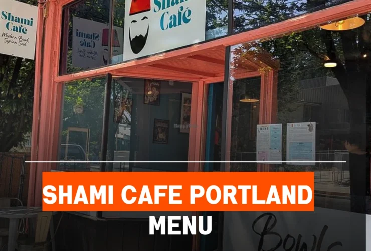 Shami Cafe Portland Menu