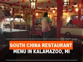 South China Restaurant Menu in Kalamazoo, MI