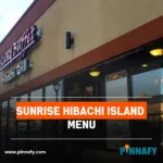 Sunrise Hibachi Island Menu in Shelby Township, MI