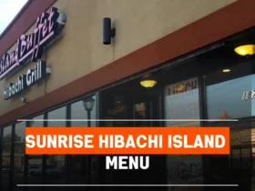 Sunrise Hibachi Island Menu in Shelby Township, MI