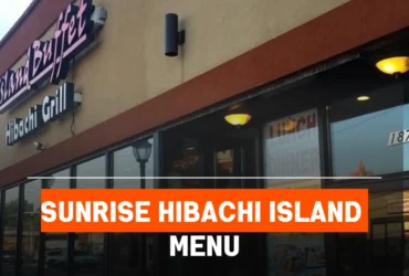 Sunrise Hibachi Island Menu in Shelby Township, MI