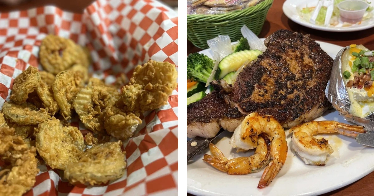 Texas Seafood & Steakhouse Menu in Bridge City