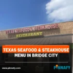 Texas Seafood & Steakhouse Menu in Bridge City