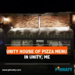 Unity House of Pizza Menu in Unity, ME
