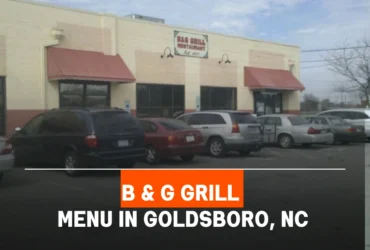B & G Grill Menu in Goldsboro, NC