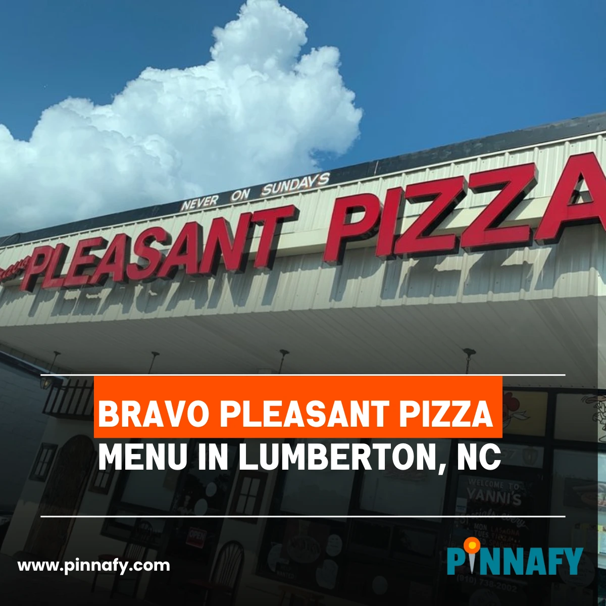Bravo Pleasant Pizza Menu in Lumberton, NC