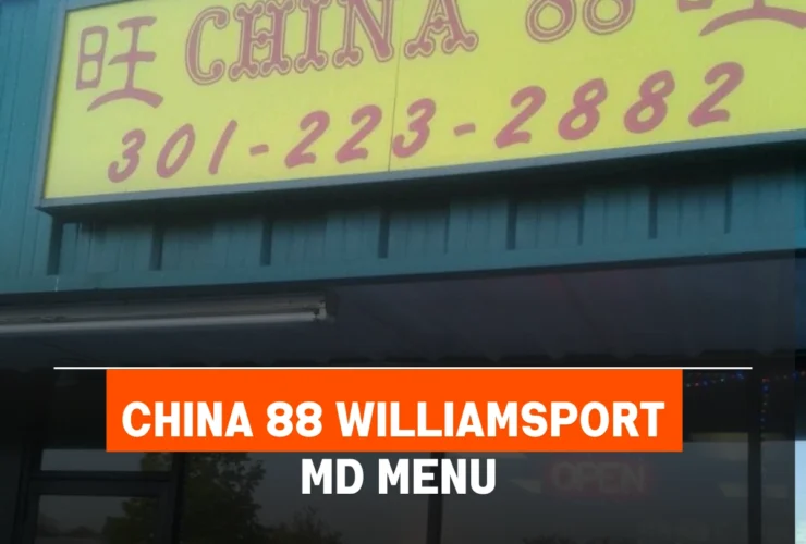 China 88 Williamsport MD Menu
