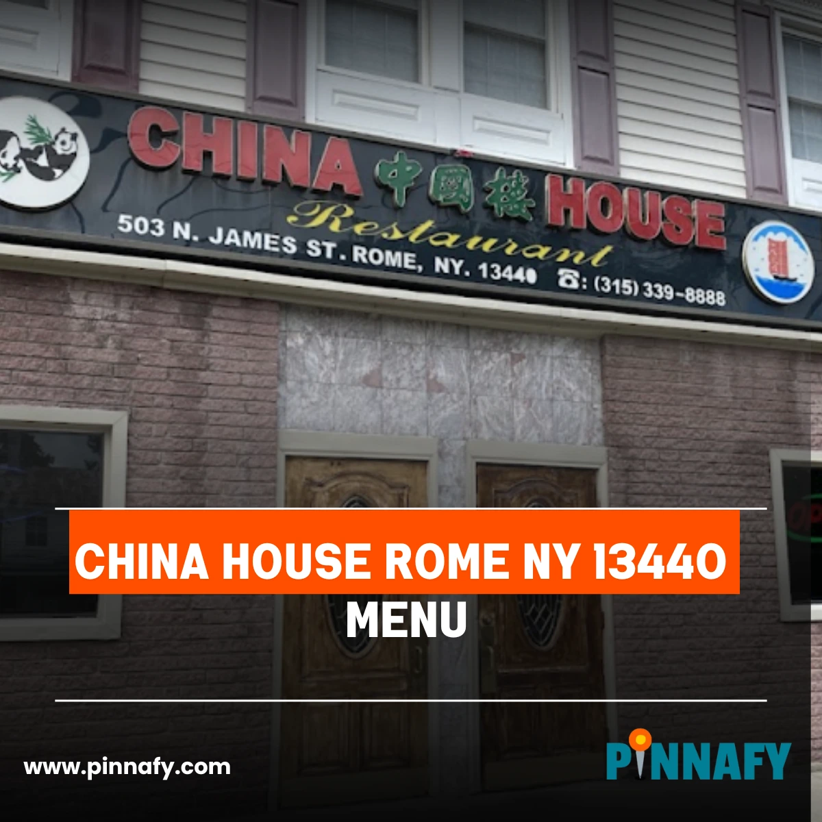 China House Rome NY 13440 Menu