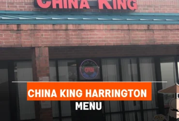 China King Harrington Menu