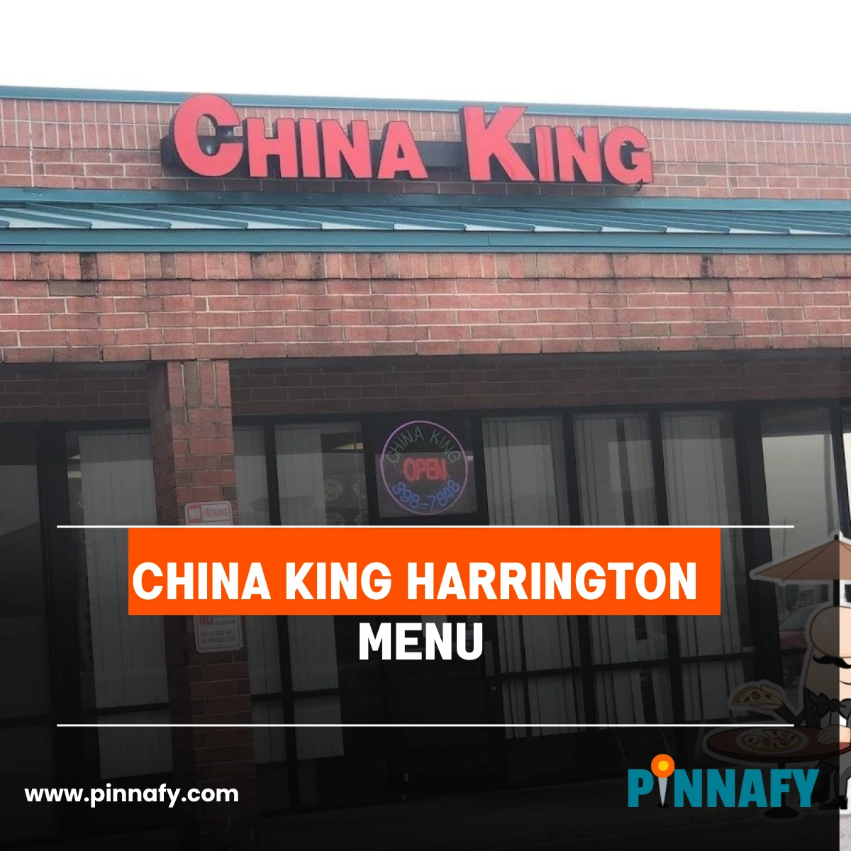 China King Harrington Menu