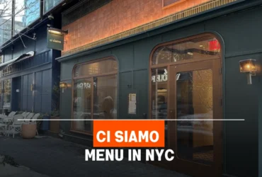 Ci Siamo Menu in NYC