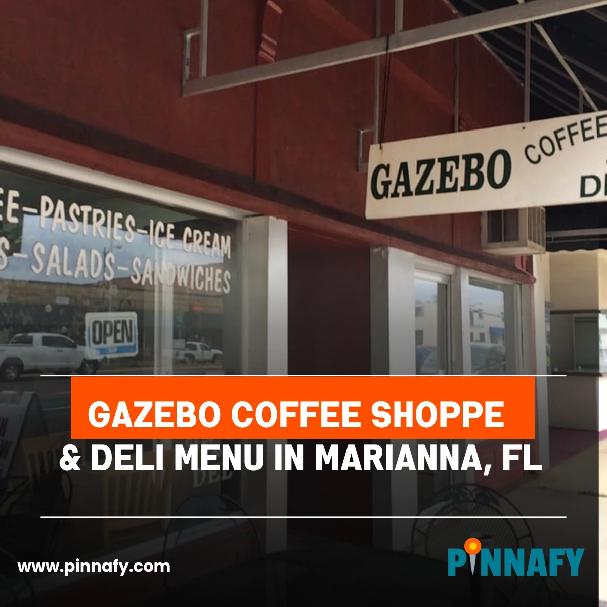 Gazebo Coffee Shoppe & Deli Menu in Marianna, FL