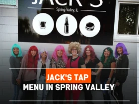 Jack's Tap Menu in Spring Valley