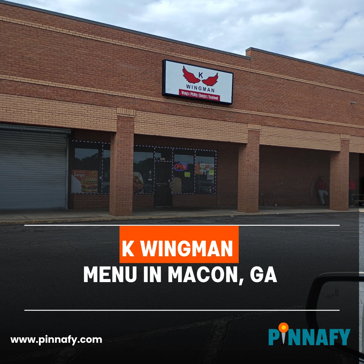 K Wingman Menu in Macon, GA