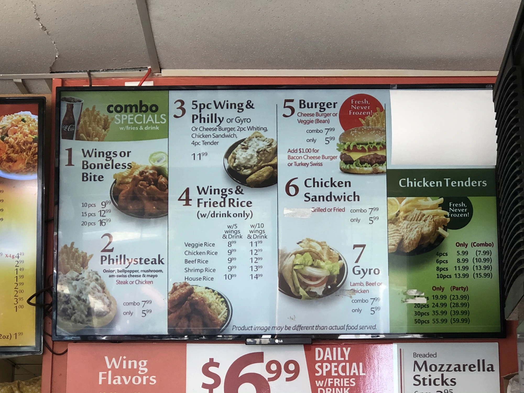 K Wingman Menu in Macon, GA