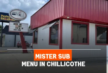 Mister Sub Menu in Chillicothe, OH