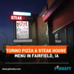 Torino Pizza & Steak House Menu in Fairfield