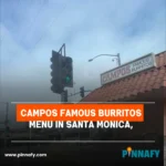 Campos Famous Burritos Menu in Santa Monica, CA