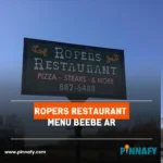 Ropers Restaurant Menu Beebe AR
