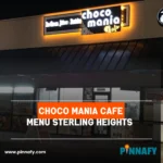 choco mania cafe menu