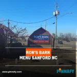 Ron's Barn Menu Sanford NC