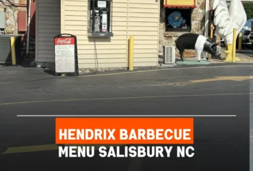 Hendrix Barbecue Menu Salisbury NC