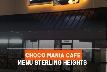 choco mania cafe menu