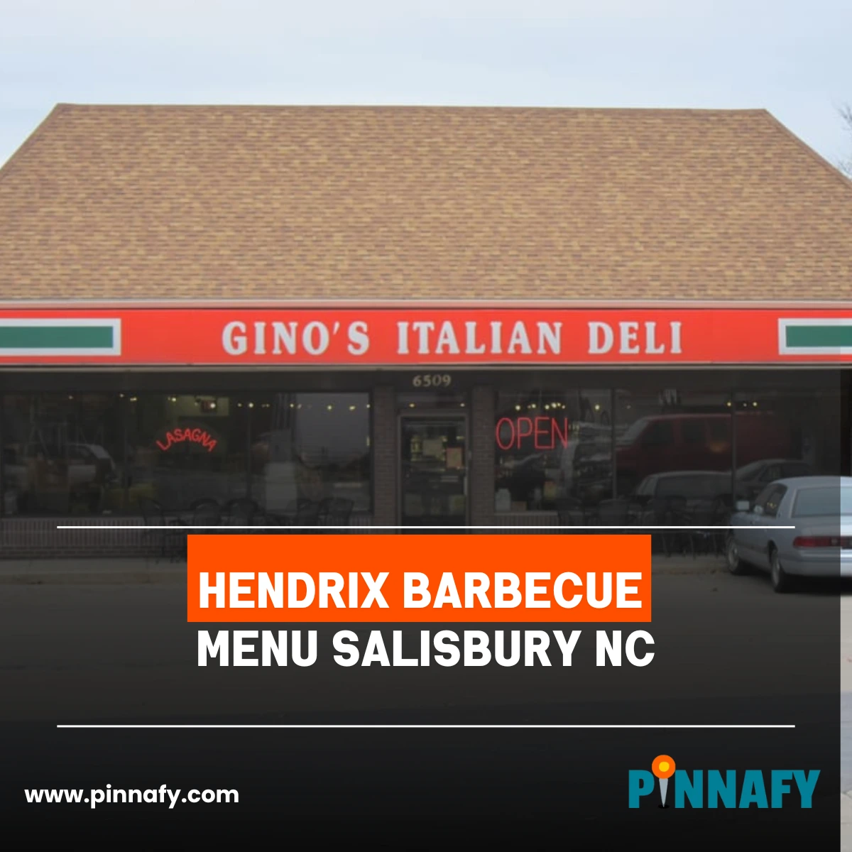 Gino's Italian Deli Menu Madison WI