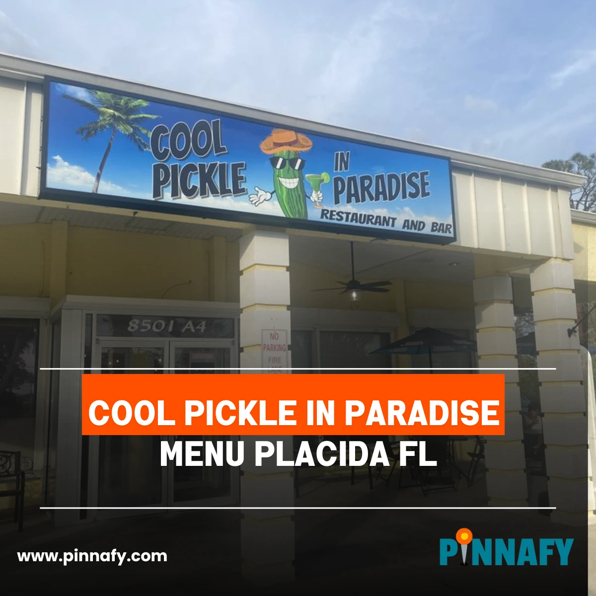 cool pickle in paradise menu Placida FL