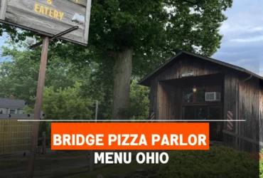 Bridge Pizza Parlor Menu Ohio