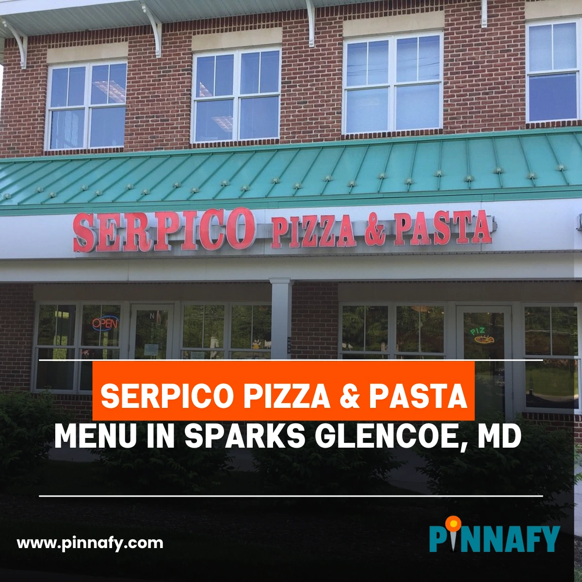 Serpico Pizza & Pasta Menu in Sparks Glencoe, MD