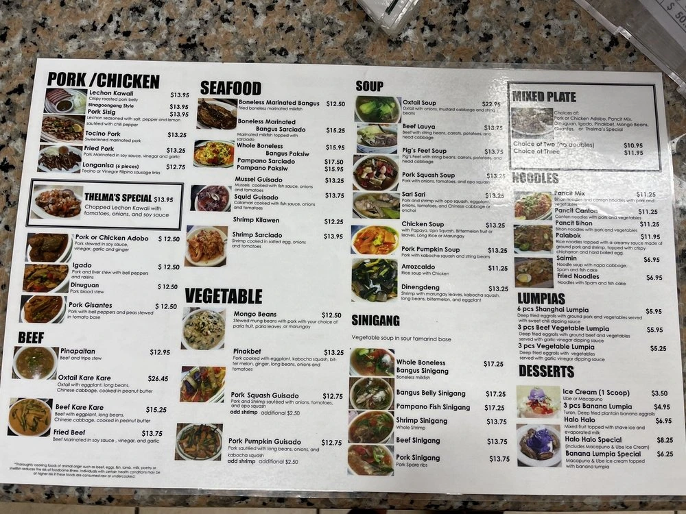 Thelma's Restaurant Waipahu Hawaii