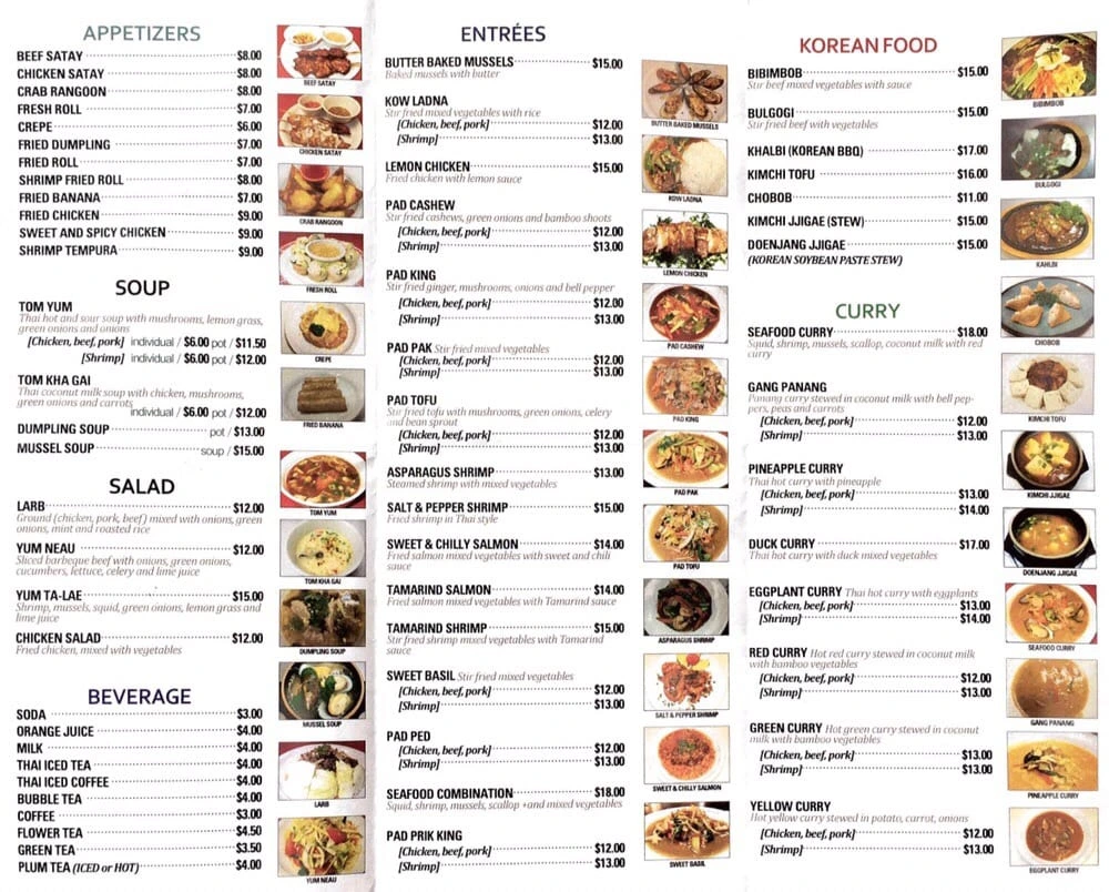 Noodles Kodiak Menu Alaska