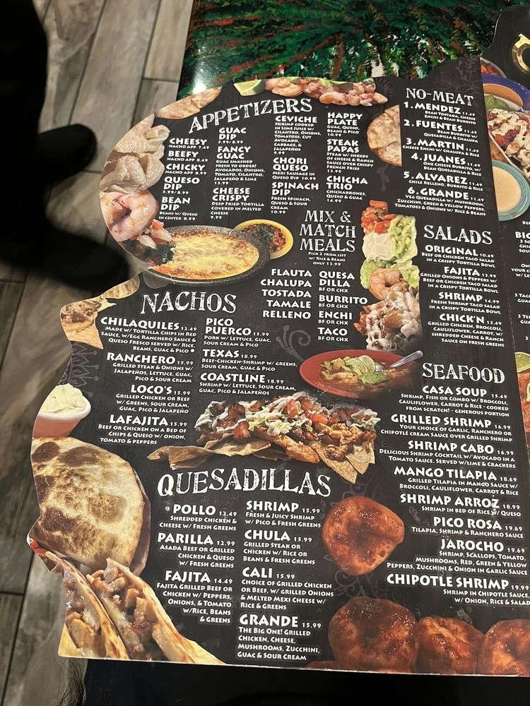 Jose Locos Menu Springfield MO