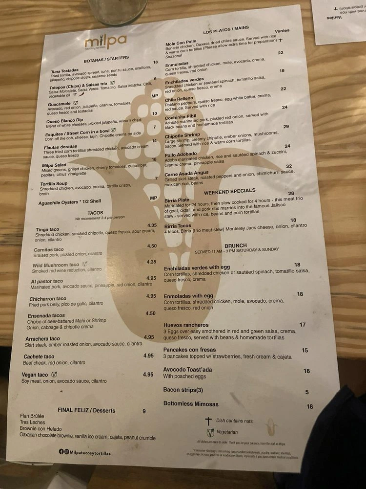 Tortilleria Y Taqueria La Milpa Houston